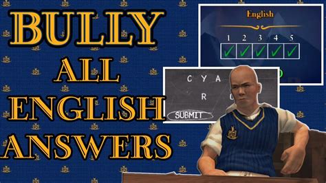 bully rewards|Full English Class 1.